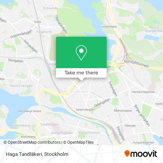 Haga Tandläkeri map