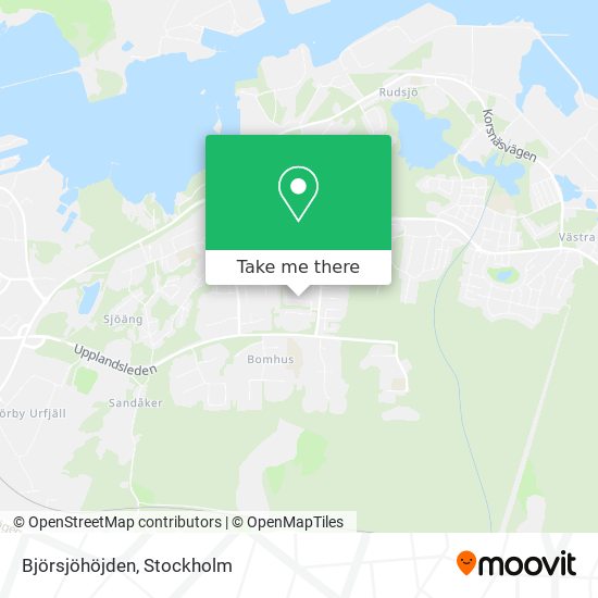 Björsjöhöjden map