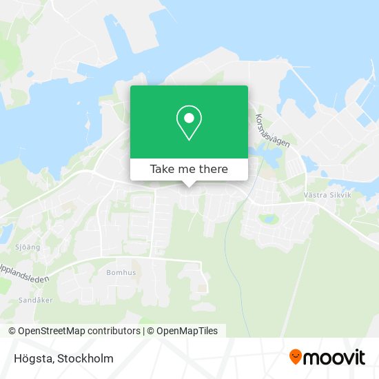 Högsta map