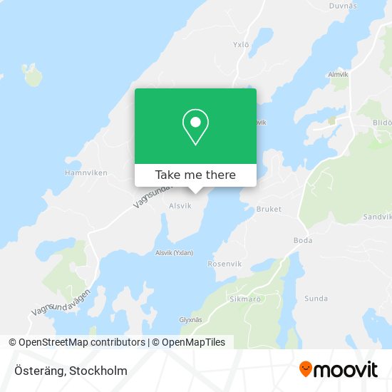 Österäng map