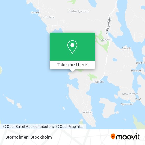 Storholmen map