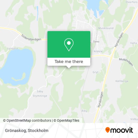 Grönaskog map