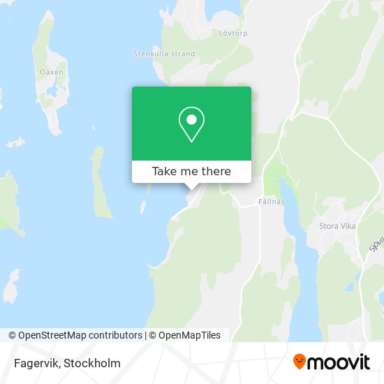 Fagervik map