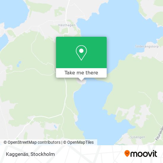 Kaggenäs map