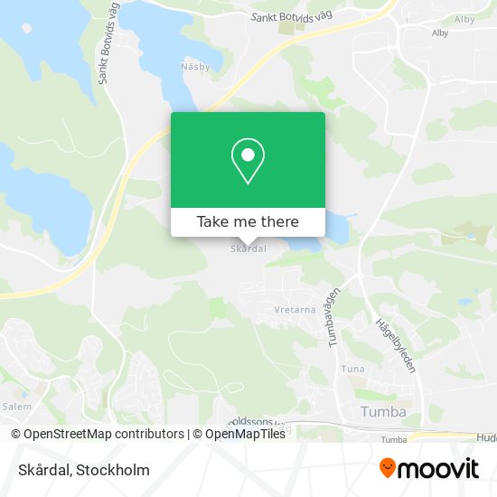 Skårdal map