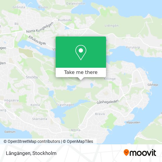 Långängen map