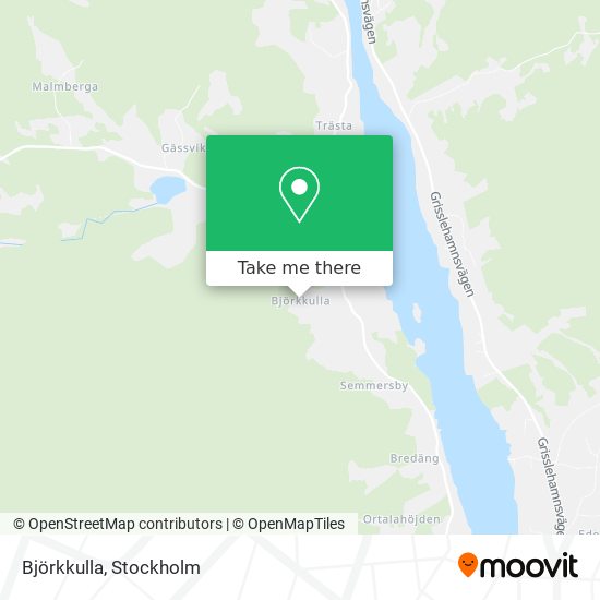 Björkkulla map