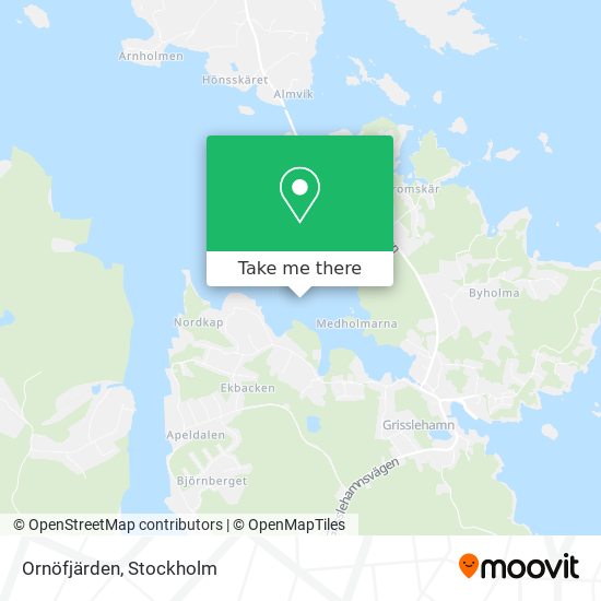 Ornöfjärden map