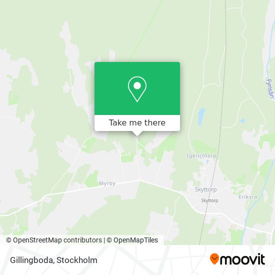 Gillingboda map