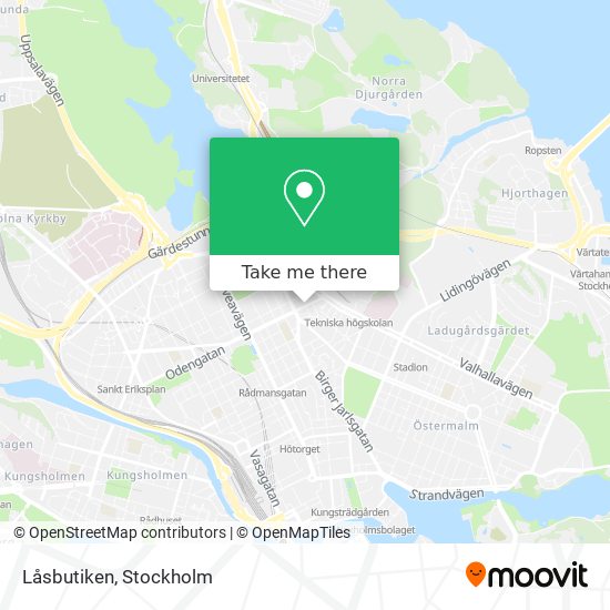 Låsbutiken map