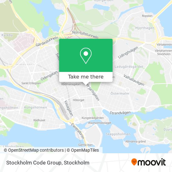 Stockholm Code Group map