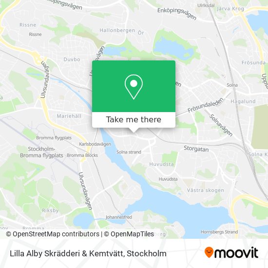 Lilla Alby Skrädderi & Kemtvätt map