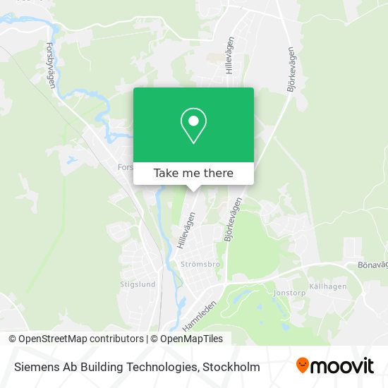 Siemens Ab Building Technologies map