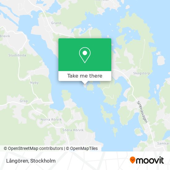 Långören map