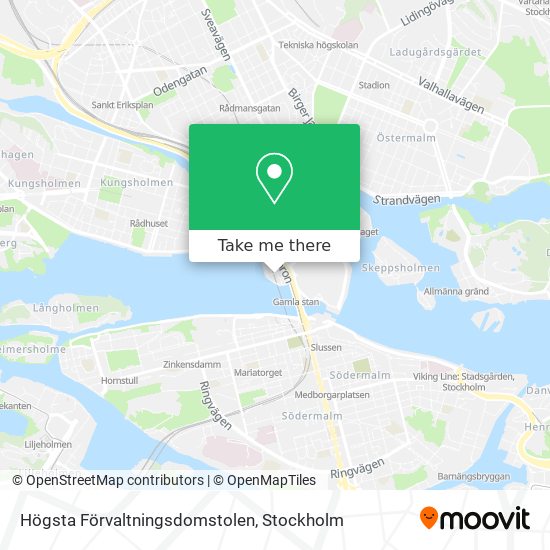 Högsta Förvaltningsdomstolen map