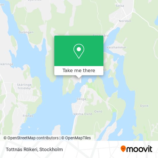 Tottnäs Rökeri map