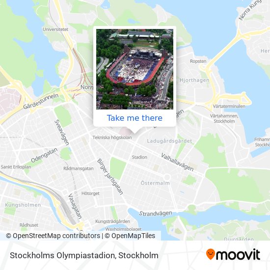 Stockholms Olympiastadion map