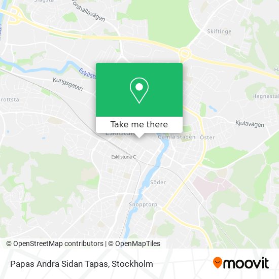 Papas Andra Sidan Tapas map