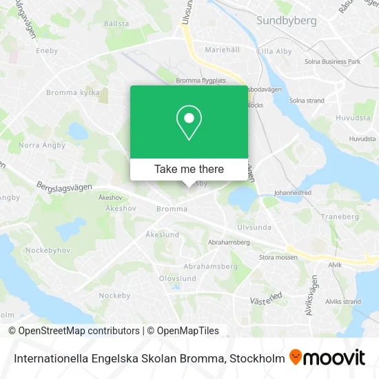 Internationella Engelska Skolan Bromma map