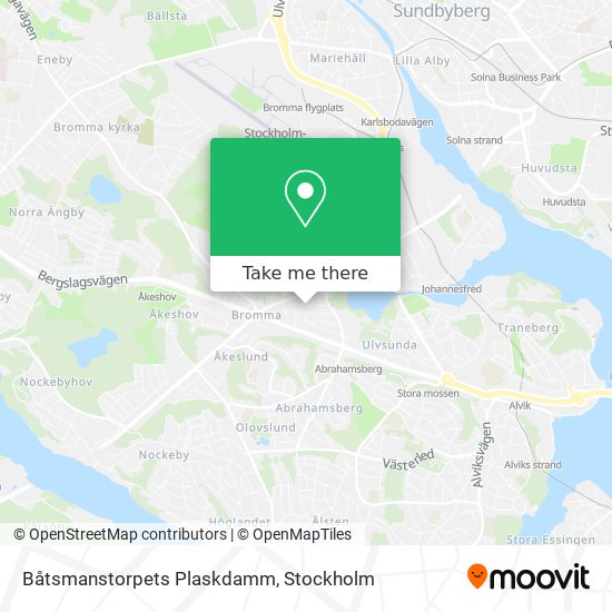 Båtsmanstorpets Plaskdamm map