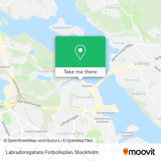 Labradorsgatans Fotbollsplan map