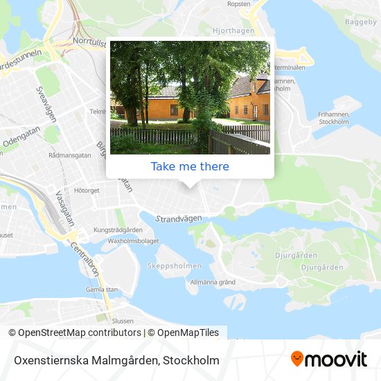 Oxenstiernska Malmgården map