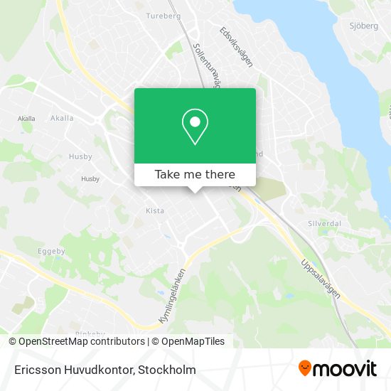 Ericsson Huvudkontor map