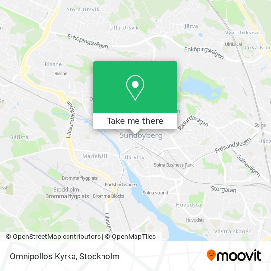 Omnipollos Kyrka map