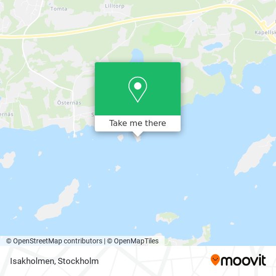 Isakholmen map