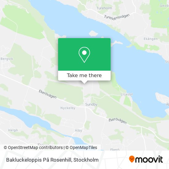 Bakluckeloppis På Rosenhill map