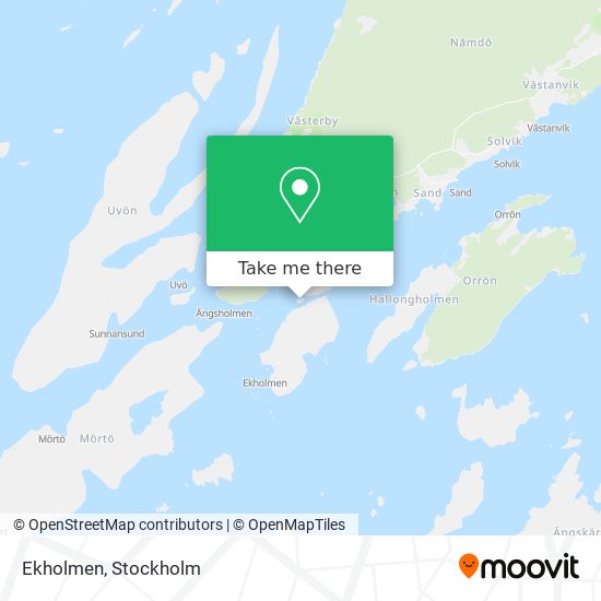 Ekholmen map