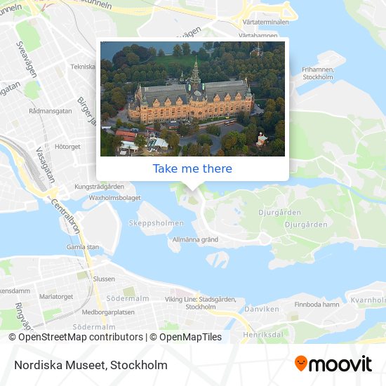 Nordiska Museet map