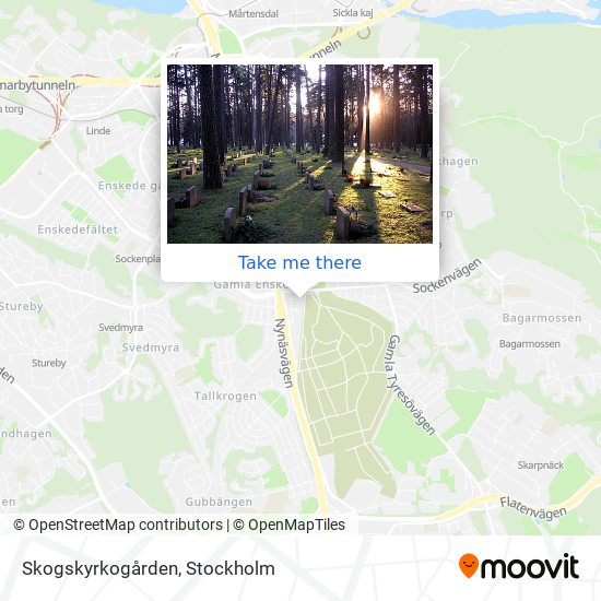 Skogskyrkogården map
