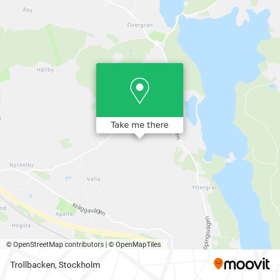 Trollbacken map