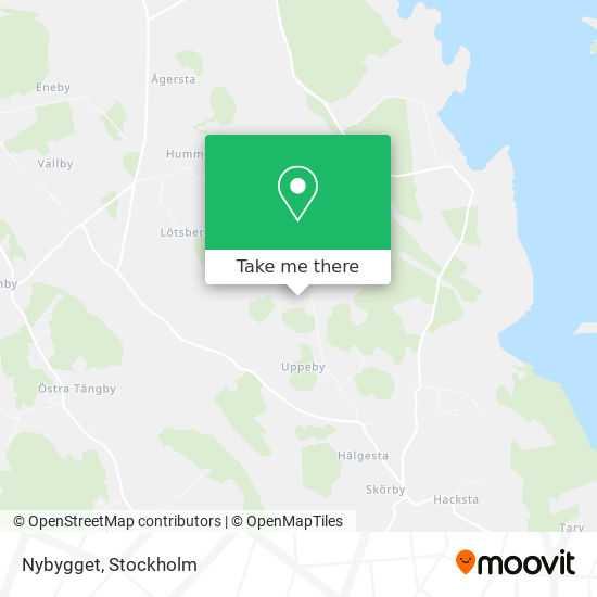 Nybygget map