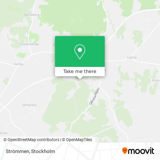 Strömmen map