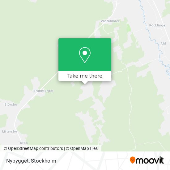 Nybygget map