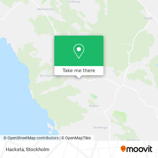 Hacksta map