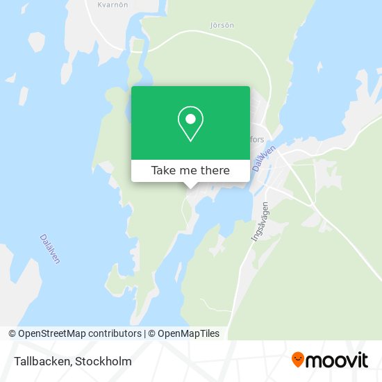 Tallbacken map