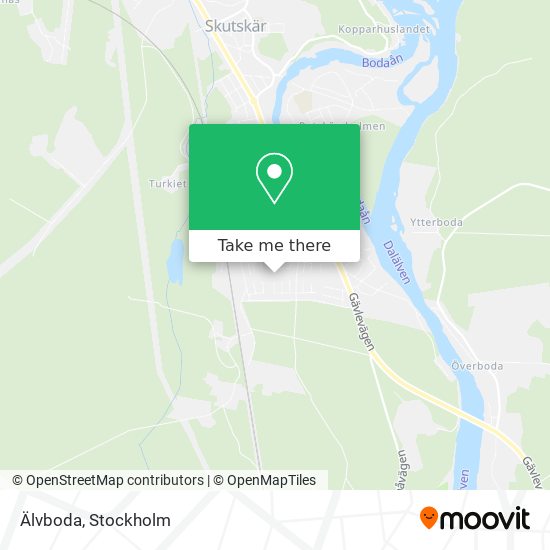 Älvboda map