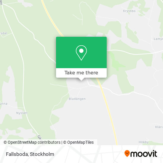 Fallsboda map