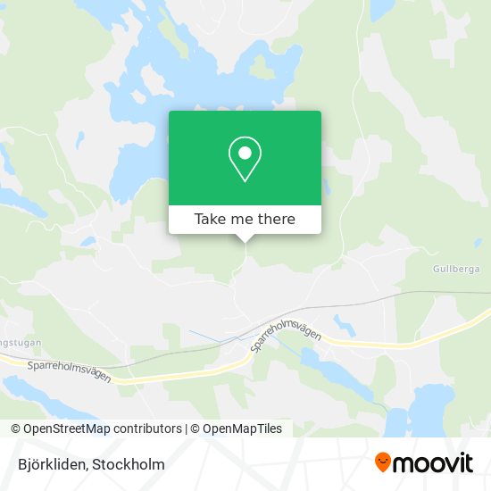 Björkliden map