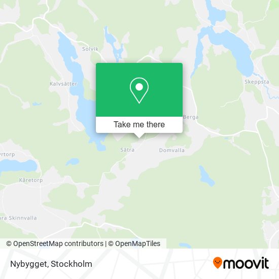 Nybygget map