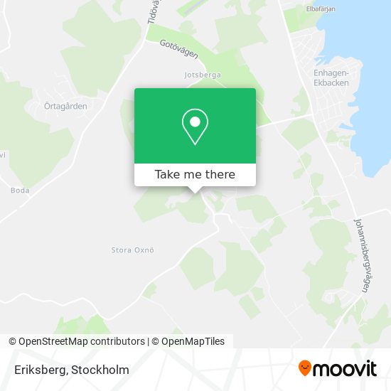 Eriksberg map