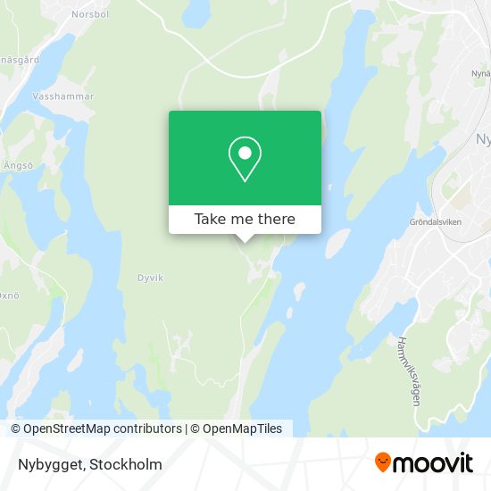 Nybygget map