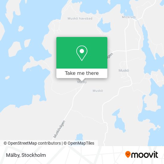 Mälby map