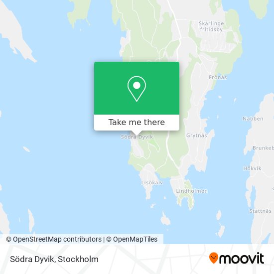 Södra Dyvik map