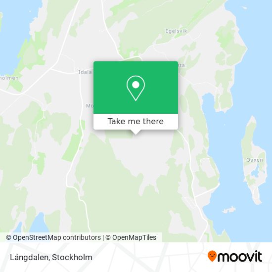 Långdalen map