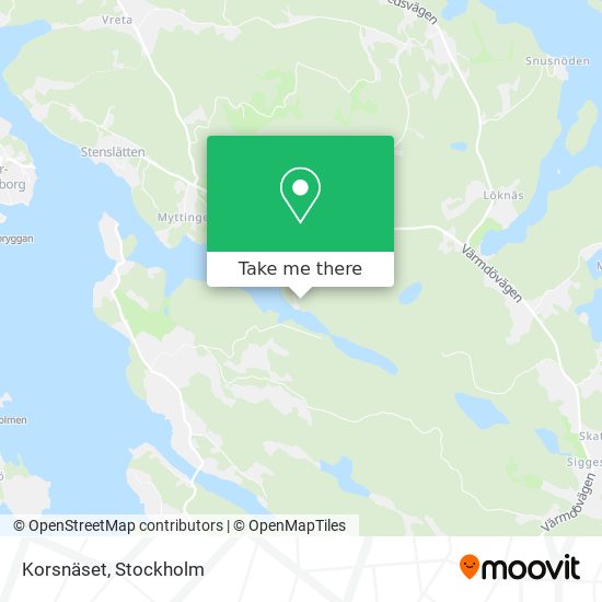 Korsnäset map