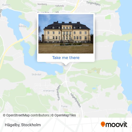 Hågelby map